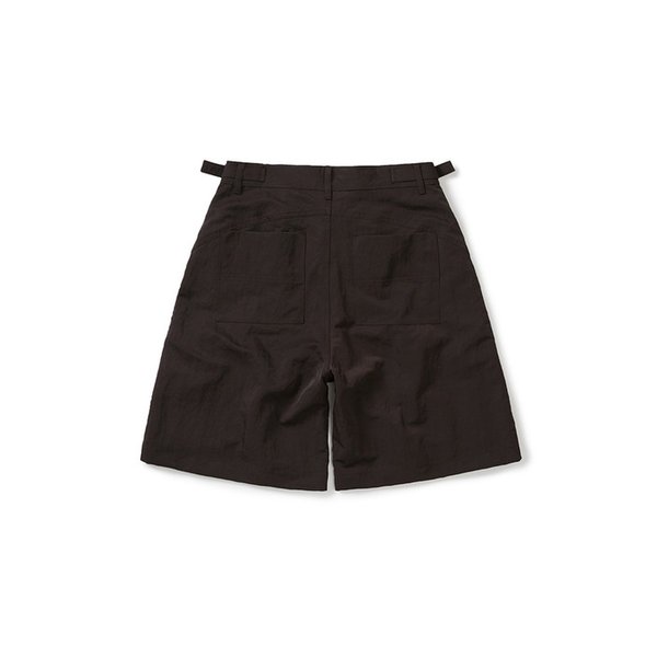 Fern nylon shorts / Brown