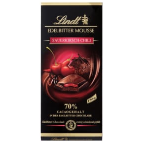 Lindt 린트 다크 초콜릿 무스 쇼콜라 체리 칠리 150g