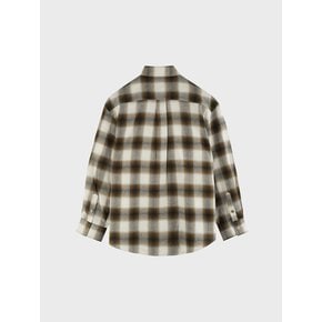 BIG CHECK SHIRT_BROWN