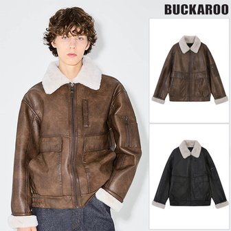 버커루 [여주점] 남성 카라 빈티지 무스탕(B244LI350P)