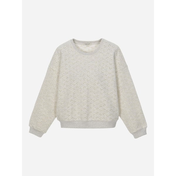 올오버 자수 패턴 스웻셔츠_T262MST135W