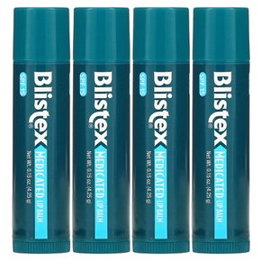 Blistex 블리스텍스 메디컬 립밤 오리지널 SPF15 4.25g 4팩