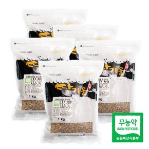 친환경 땅기운 흑보리쌀1kgx5팩(5kg)