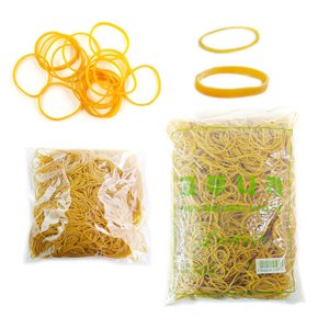 노란고무줄 1kg 대용량 4cm 노랑고무줄 고무밴드