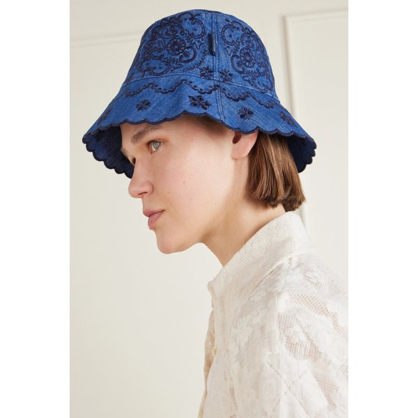 자수 데님 버킷햇 46376663163071139