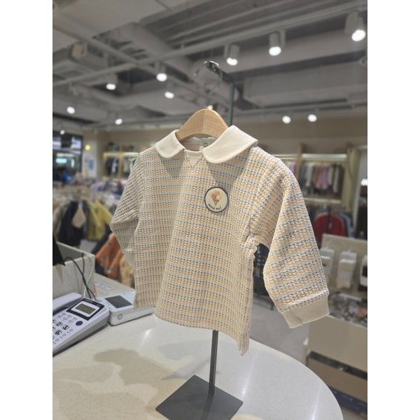 [파주점] (IV)  변형스트라이프 카라티셔츠 3511533006