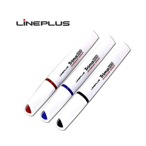 lineplus 트리마 보드마카 단칼라 330 화이트 12자루