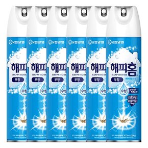 해피홈 에어로솔 수성 무향 500ml X 6개