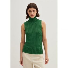 4640630 Stefanel RIBBED SEAMLESS - Top green