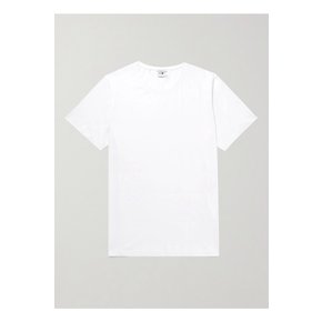 Pima Cotton-Jersey T-Shirt 화이트