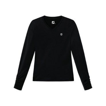  풋조이골프긴팔티 CQK FKJWT7102 KR 23FW V NECK BASELAYER WN