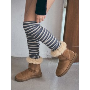 Vintage Stripe Leg Warmers_Cream(O25-ACC09)