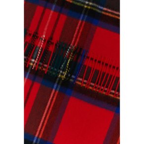 [해외배송] 존스톤스 오브 엘긴 자수 캐시미어 머플러 WA000056AW23TARTAN KU0303