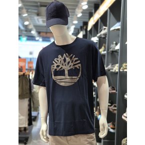 [여주점] [여주점] 남여공용 카모 트리 반팔 티셔츠 네이비 (A2Q5Q 433)