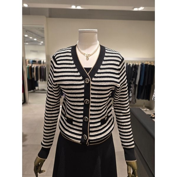 [파주점] 엣지 스트라이프 라인 포인트 가디건 JR3A1CD186