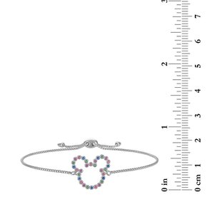 레베카 후크 미키 마우스 아이콘 멀티 컬러 젬스 브레이슬릿 바이 레베카 후크