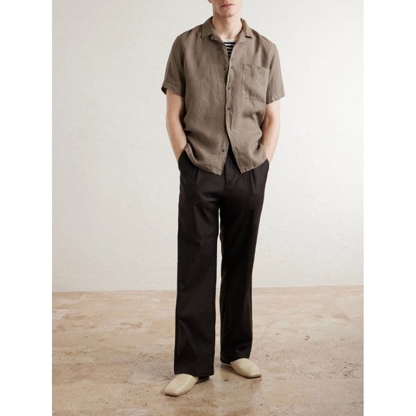 캠프 칼라 리넨 셔츠 46376663163067823