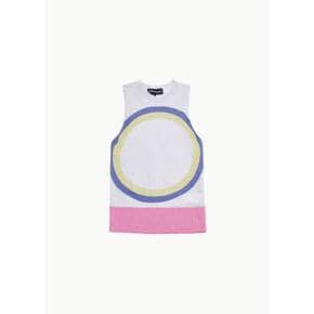 에드워드커밍 26SS Vortex Vest, Pale Lilac/Pink