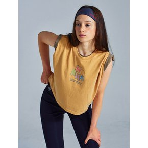MNS x American apparel No Run Sleeveless (over-fit)_Mustard