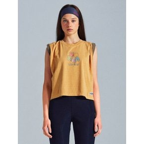 MNS x American apparel No Run Sleeveless (over-fit)_Mustard