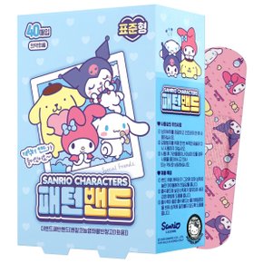 캐릭터즈 키즈밴드 어린이 상처 반창고 표준형 3개 대용량 40매입