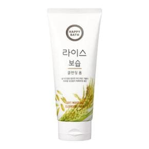 해피바스 라이스 보습 클렌징폼 200g .