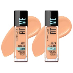 Maybelline 메이블린 뉴욕 핏 미 매트 포어리스 파운데이션 30ml 245 클래식 베이지 2개