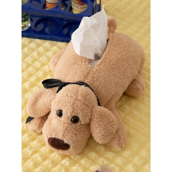 강아지 댕댕이 두루마리 휴지 각티슈 커버 화장지 케이스