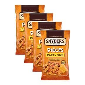 [해외직구] Snyders of Hanover 스나이더스하노버 프레첼 피스 체다 치즈 510g 4팩