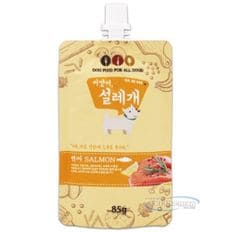 간편 강아지 짜먹는 간식 애견 츄르 연어 85g 2개