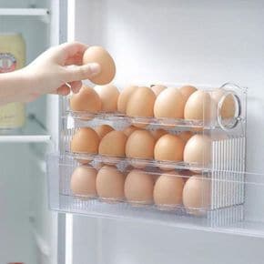 폴딩 트레이 보관함 케이스 자동 에그 계란 정리 30구