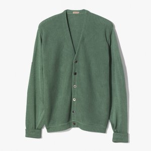 샌프란시스코마켓 캐피탈 가디건 10G ECO KNIT ELBOW CONEYBOWY SHORT CARDIGAN GREEN KAD1M50000A91