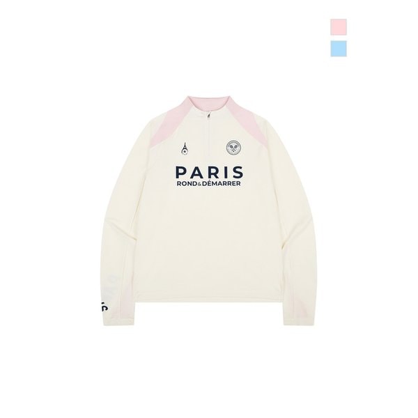 [남녀공용] PARIS 블록 코어 하이넥 롱 슬리브