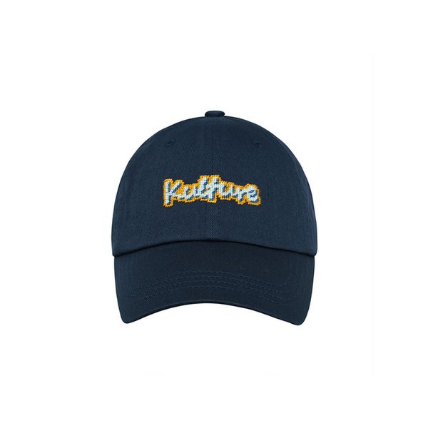 KULTURE NEEDLEPOINT HAT - NAVY