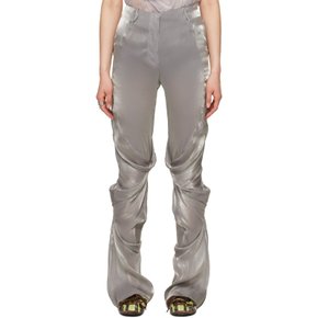 키코 코스타디노브 그레이 오르페우스 슬랙스 KKWSS24T02-3 Metallic Grey