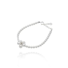 BIBI Swarovski Pearl 925 Silver Bracelet (925 SV)