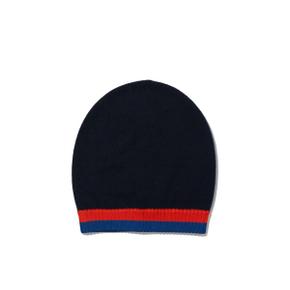 THE CASHMERE BEANIE - NAVY