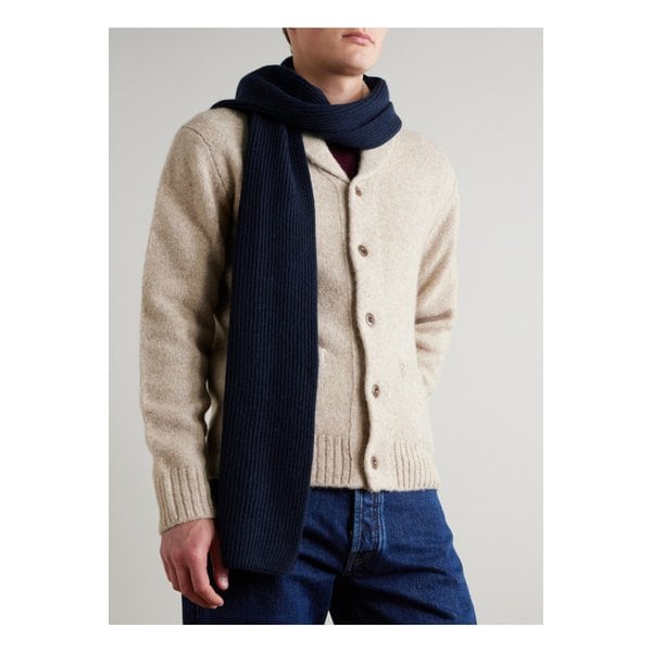 존스톤스 오브 엘긴 골지 캐시미어 스카프 46376663162948227