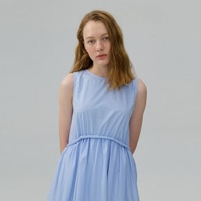 Piped Waist Dress_SKY BLUE