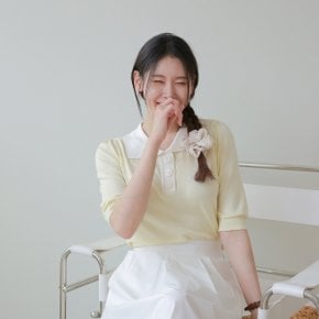 [최초가 89,000원][르포엠]페어리 썸머 버튼 카라니트 4종세트