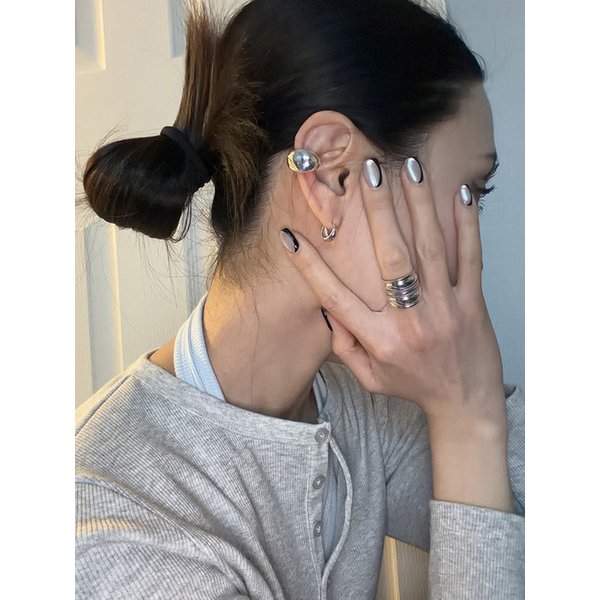 [925silver] Mold earcuff (2type)