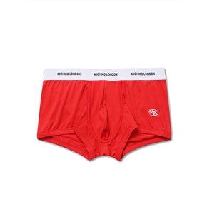 BASIC LOGO BOXER BRIEFS RED