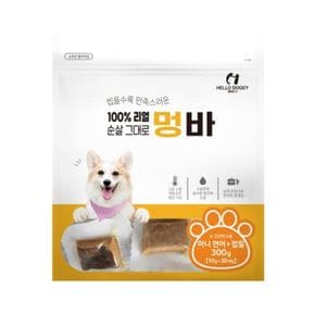 헬로도기 멍바 미니 연어 + 껍질 10g 30개입