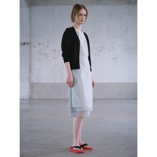 [Fine Cotton] Signature Summer Knit Cardigan  Black (KE635AM015)