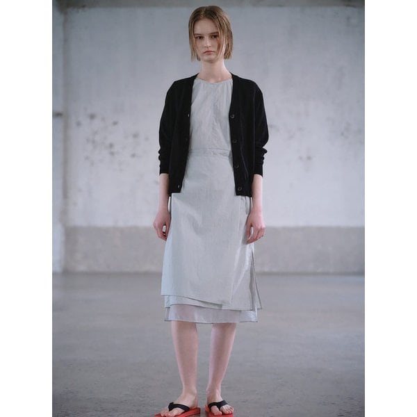 [Fine Cotton] Signature Summer Knit Cardigan  Black (KE635AM015)