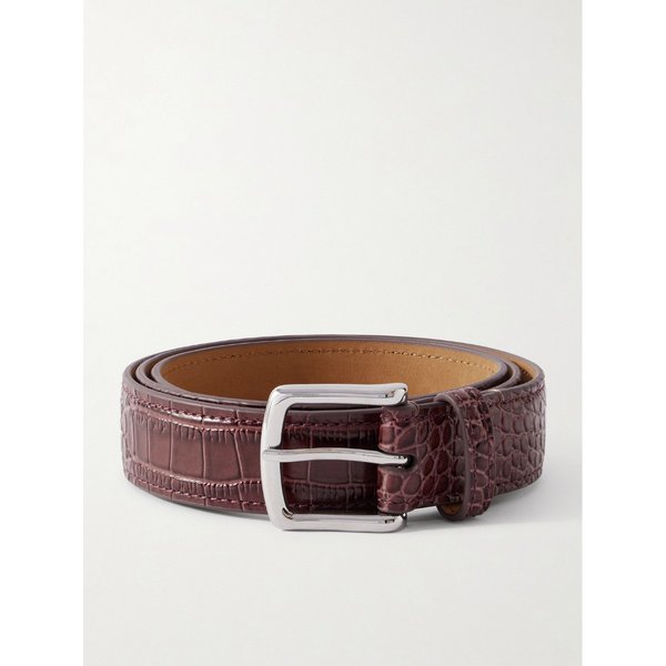 조지 클레버리 3cm 크록 가죽 벨트 46376663163005725