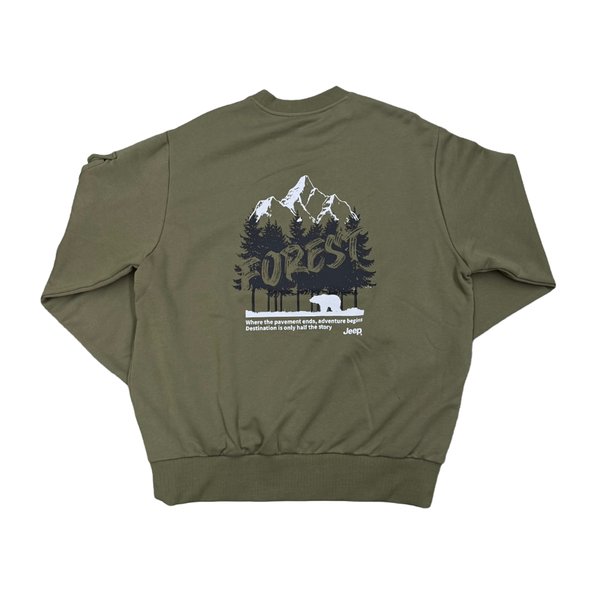 [여주점] 지프 등판 그래픽 맨투맨 JQ1TSU834KH