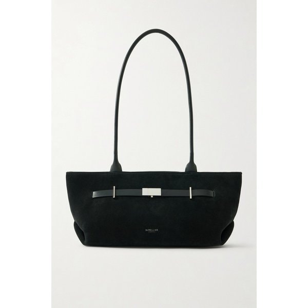 드멜리어 뉴욕 가죽 트림 스웨이드 숄더백 46376663162980009