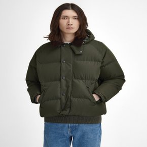 [24FW][Barbour] 남성 카키 OS Transport 트랜스포트 구스다운 푸퍼 자켓