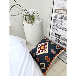노마드 패턴 캔버스 쿠션 커버
